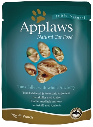 Picture of Applaws Natural Wet Cat Food Tuna with whole Anchovy and Sea